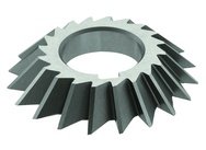 3 x 1/2 x 1-1/4 - HSS - 45 Degree - Right Hand Single Angle Milling Cutter - 20T - TiCN Coated - First Tool & Supply