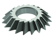 5 x 3/4 x 1-1/4 - HSS - 45 Degree - Right Hand Single Angle Milling Cutter - 24T - TiN Coated - First Tool & Supply