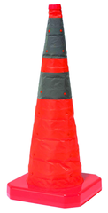 28" Reflective Pop Up Traffic Cone - First Tool & Supply