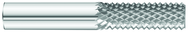 1/8 x 1/2 x 1/8 x 1-1/2 Solid Carbide Router - Style B - Burr Type End Cut - First Tool & Supply