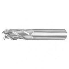 16mm Dia. x 92mm Overall Length 3-Flute Square End Solid Carbide SE End Mill-Round Shank-Center Cut-Uncoated - First Tool & Supply