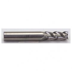 4mm Dia. - 57mm OAL - Alu-Speed CBD - 45° Helix HP End Mill - 2 FL - First Tool & Supply