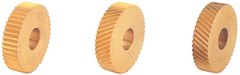 Knurling Wheel - 5/16" Hole Dia; 1" Dia; 35 TPI; Straight - First Tool & Supply