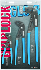 Channellock Griplock Plier Set -- #GLS3; 3 Pieces; Includes: 6"; 10" & 12" - First Tool & Supply