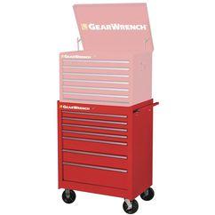 27" 7 DRAWER ROLLER CABINET RED - First Tool & Supply