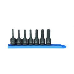 7PC IMPACT HEX SKT ST METRIC 3/8" - First Tool & Supply