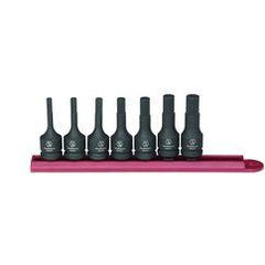 7PC IMPACT HEX SKT SET SAE 3/8" DR - First Tool & Supply