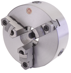 12" 3 Jaw Self Centering Scroll Chuck; Flatback; Steel Body; Top Reversible Jaw - First Tool & Supply