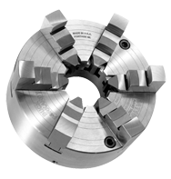 Ajust-Tru+ Universal Chuck - 6" Plain Mount; 6-Jaw - First Tool & Supply