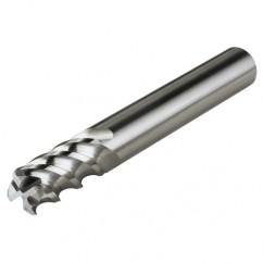 10mm Dia. - 80mm OAL - AlTiN - 45°-HardMill - .5mm Corner Radius- End Mill - 4 FL - First Tool & Supply