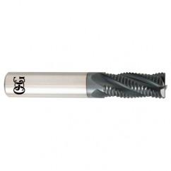 1/2" Dia. - 3" OAL - TiALN CBD - Square End Roughing End Mill - 4 FL - First Tool & Supply