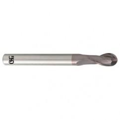 8mm Dia. - 100mm OAL - Carbide - Ball End HP End Mill-2 FL - First Tool & Supply