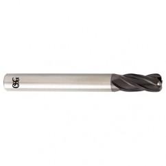 1/4 Dia. x 2-1/2 Overall Length 4-Flute .020 C/R Solid Carbide SE End Mill-Round Shank-Center Cutting-TiALN - First Tool & Supply