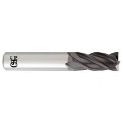 13/64 x 1/4 x 5/8 x 2-1/2 4Fl  Square Carbide End Mill - TiALN - First Tool & Supply