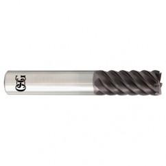 3/8 x 3/8 x 3/8 x 3/8 6Fl  Square Carbide End Mill - TiALN - First Tool & Supply