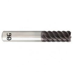 3/4 x 3/4 x 3/4 x 3/4 6Fl  Square Carbide End Mill - TiALN - First Tool & Supply