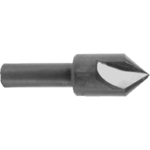 1/2″ Cutting Dia. 3/8″Shank Dia, 3 Flute, 60 Degrees, HSS Countersink Series/List #1750 - Exact Industrial Supply