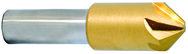1-1/4" Size-1/2"SH;82°-M42;TiN 6 Flute Chatterless Countersink - First Tool & Supply