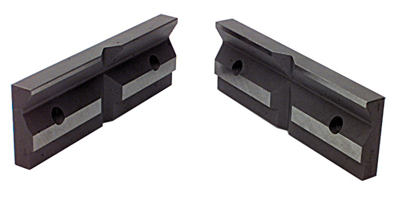 1-Pair Matching V-Groove Jaw Plates; For: 4/5" Speed Vise - First Tool & Supply