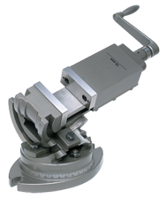 3-Axis Precision Tilting Vise 6" Jaw Width, 1-3/4" Depth - First Tool & Supply