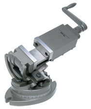 3-Axis Precision Tilting Vise 5" Jaw Width, 1-3/4" Depth - First Tool & Supply