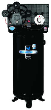 60 Gal. Single Stage Air Compressor, Vertical, Hi-Flo, Cast Iron, 155 PSI - First Tool & Supply