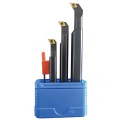 Set of 3 Boring Bars - Includes 1 of Each: S06JSTFCR2, S08KSTFCR2, S10MSTFCR2 - First Tool & Supply