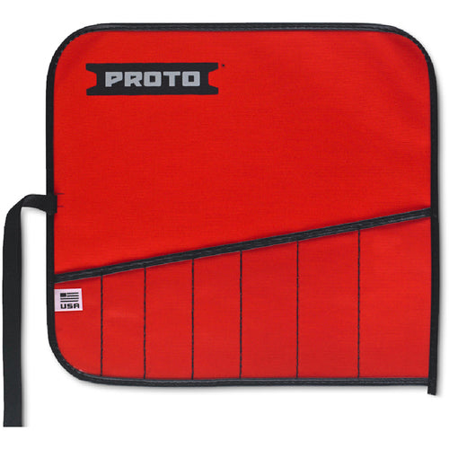 Proto Red Canvas 7-Pocket Tool Roll - First Tool & Supply