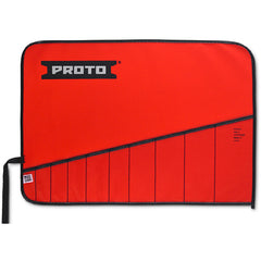 Proto Red Canvas 10-Pocket Tool Roll - First Tool & Supply