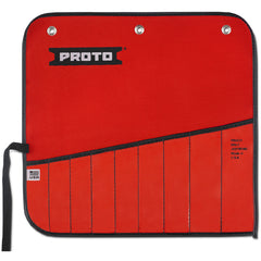 Proto Red Canvas 9-Pocket Tool Roll - First Tool & Supply