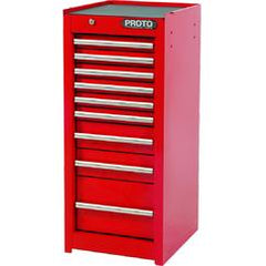 Proto® 440SS Side Cabinet - 9 Drawer, Black - First Tool & Supply