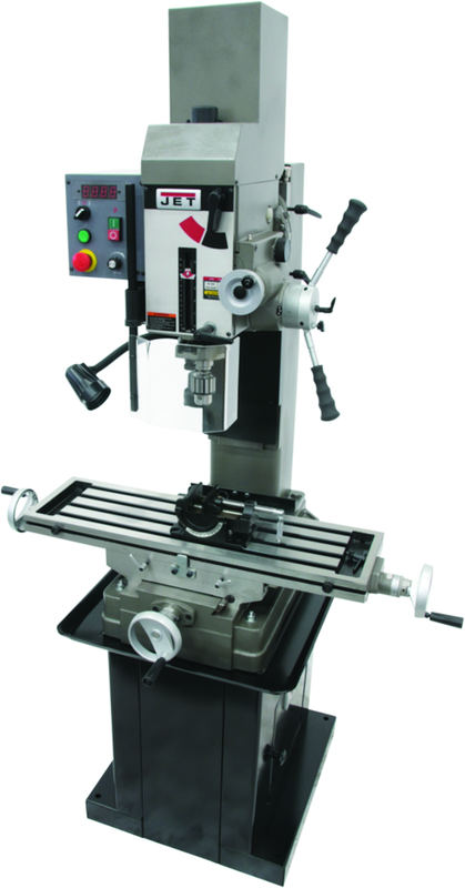 JMD-45VSPFT Variable Speed Geared Head Square Column Mill Drill with Power Downfeed - First Tool & Supply