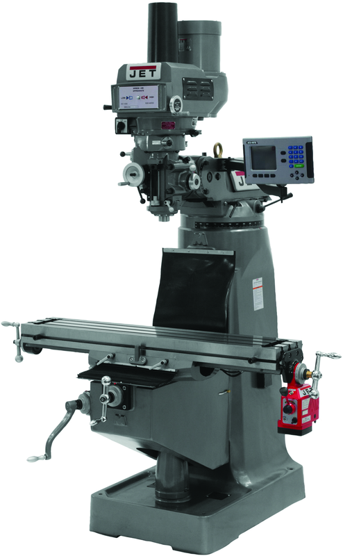 JTM-4VS Mill With ACU-RITE 200S DRO With X-Axis Powerfeed and Power Draw Bar - First Tool & Supply