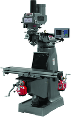 JTM-4VS Mill With 3-Axis ACU-RITE 200S DRO (Quill) With X and Y-Axis Powerfeeds and Power Draw Bar - First Tool & Supply