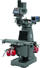 JTM-1050 Mill With 3-Axis ACU-RITE 200S DRO (Quill) With X and Y-Axis Powerfeeds and Power Draw Bar - First Tool & Supply