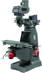 JTM-4VS Mill With 3-Axis ACU-RITE VUE DRO (Knee) With X and Y-Axis Powerfeeds - First Tool & Supply