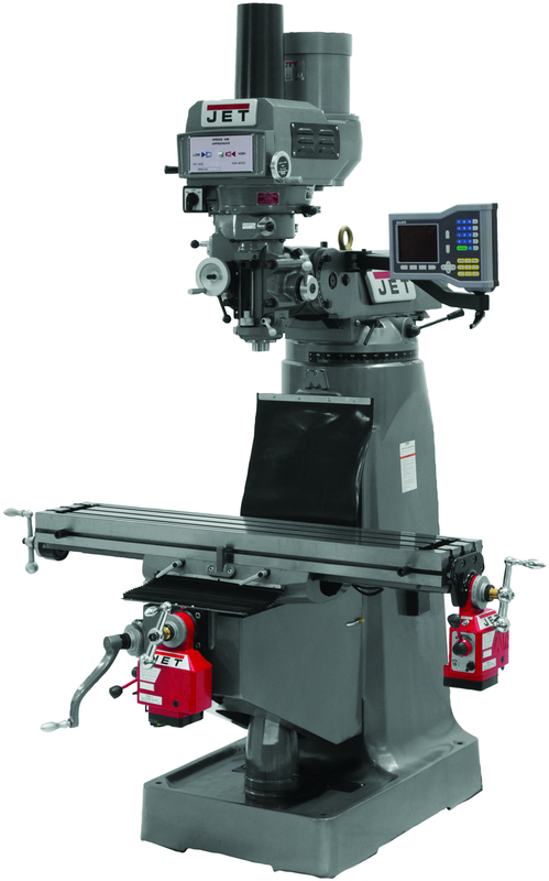 JTM-1050 Mill With ACU-RITE VUE DRO With X, Y and Z-Axis Powerfeeds - First Tool & Supply