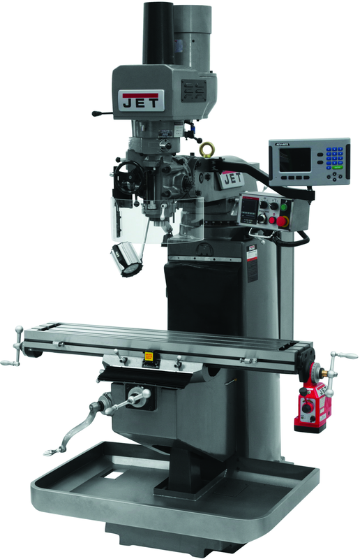 JTM-949EVS Mill With Acu-Rite 200S DRO With X-Axis Powerfeed and Air Powered Drawbar - First Tool & Supply