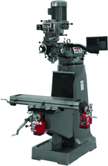 JTM-1 Mill With 3-Axis Newall DP700 DRO (Quill) With X-Axis Powerfeed - First Tool & Supply