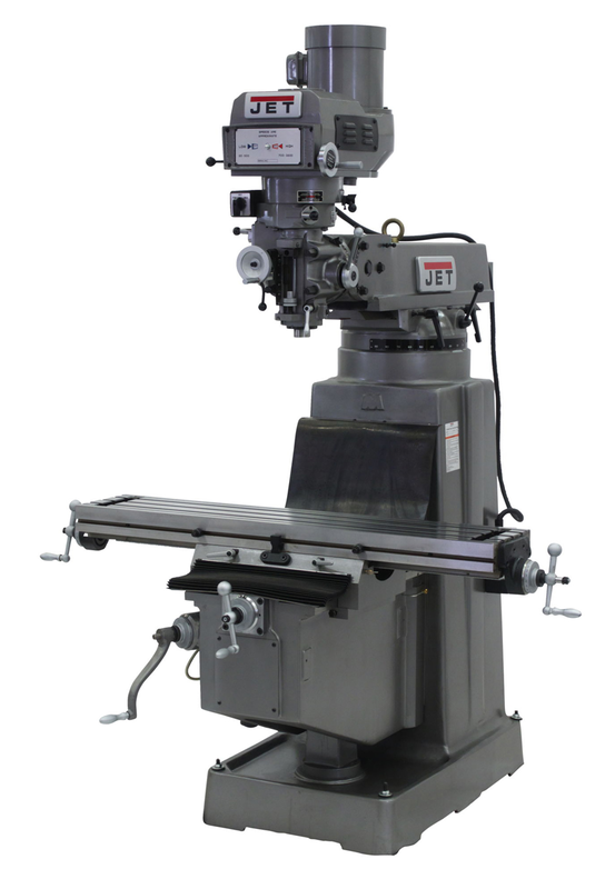 JTM-1050 Mill With Newall DP700 DRO With X-Axis Powerfeed - First Tool & Supply