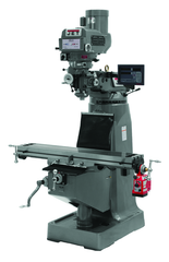 JTM-4VS Mill With 3-Axis Newall DP700 DRO (Knee) With X-Axis Powerfeed - First Tool & Supply