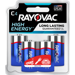 C High Energy Alkaline Batt-4Pk - First Tool & Supply