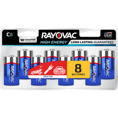 C High Energy Alkaline Batt-8Pk - First Tool & Supply