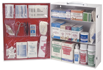 First Aid Kit - 3-Shelf Industrial Cabinet - First Tool & Supply