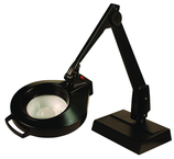 28" Arm 1.75X LED Magnifier Desk Base W/ Floating Arm Circline - First Tool & Supply
