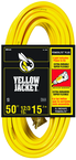 Yellow Jacket Extension Cord - 50' Extra Heavy Duty 1-Outlet (Powerlite) - First Tool & Supply