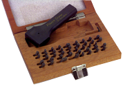 112 Pc. Figure & Letter Stamps Set with Holder - 1/8" - First Tool & Supply