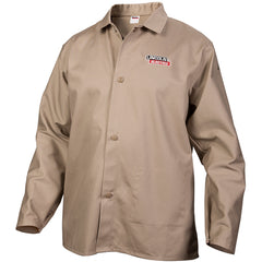 Jacket XL - Flame Retardant Cloth Khaki - Exact Industrial Supply