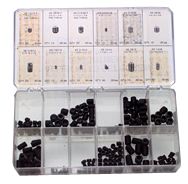 Set Screw Assortment - Fine/Coarse - 5-40 - 3/8-16 Dia - First Tool & Supply