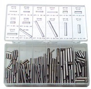 Dowel Pin Assortment - SS - 1/16 thru 1/4 Dia - First Tool & Supply